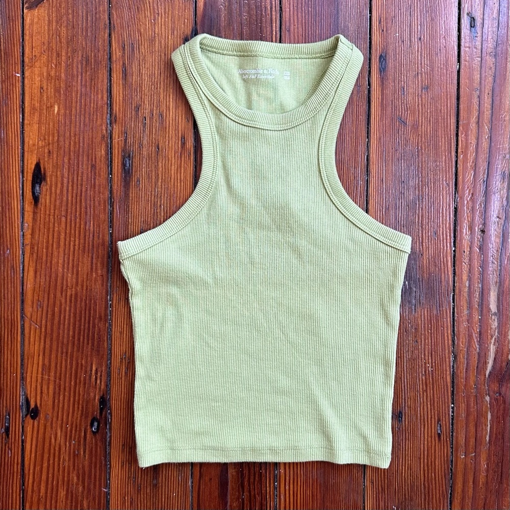 Abercrombie & Fitch Green Tank Top